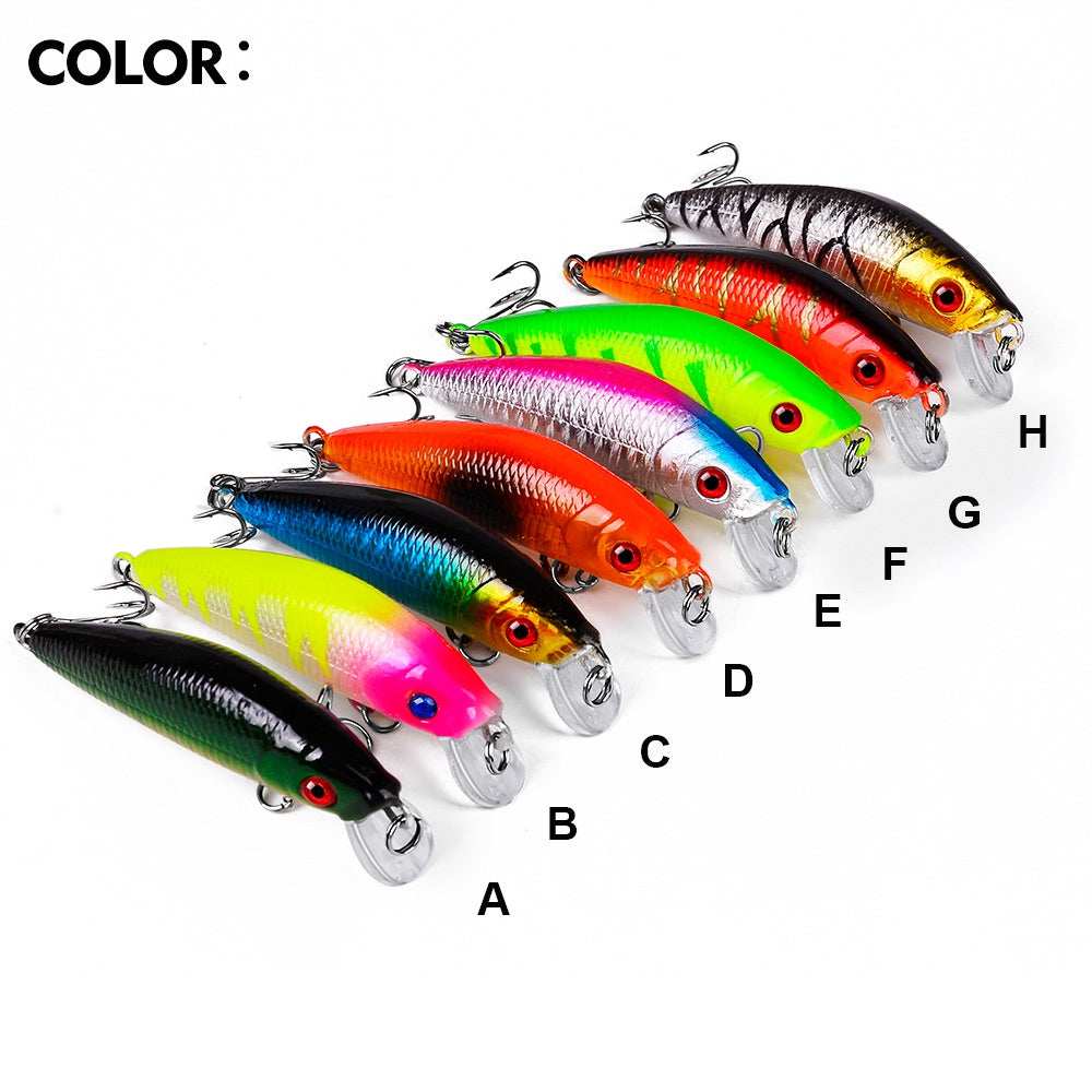 PROBEROS Umpan Pancing Lure Minnow 8g/7cm Minnow Sinking MN038