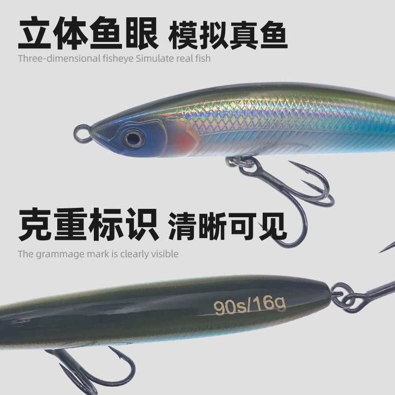 Umpan pancing minnow Pencil sinking 12g/16g lure pencil swimbait sinking MN185