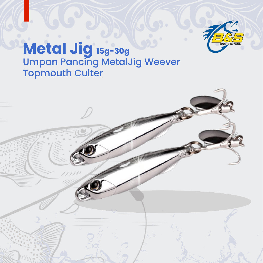 LureKiller Umpan Pancing MetalJig Weever Topmouth Culter MJ027