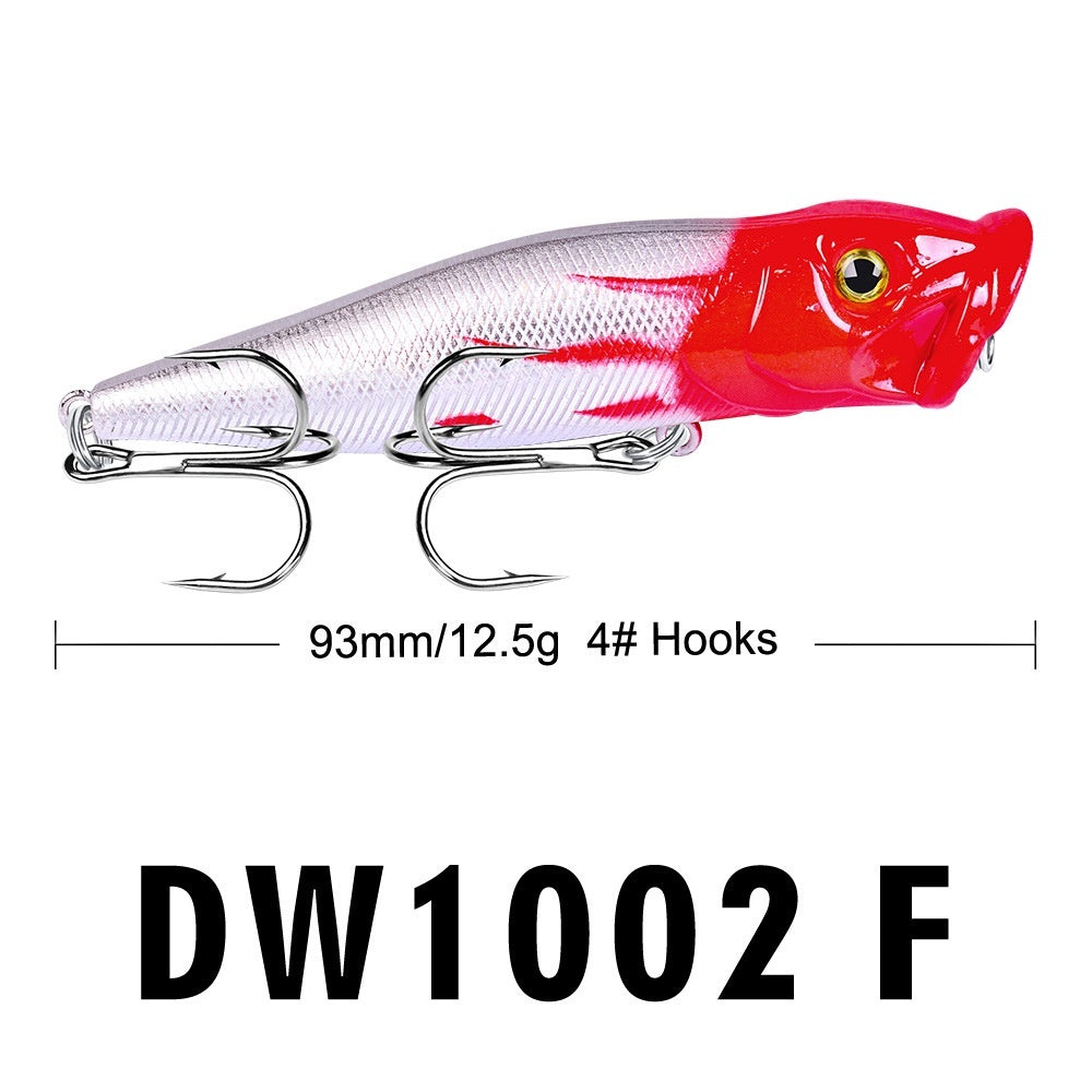 PROBEROS  Umpan Pancing Lure Popper 9.5CM 12G Umpan Keras Plastik DW1002 LP004