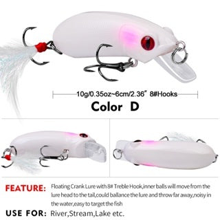 PROBEROS Minnow crank lure floating 10g/6cm umpan pancing casting MN071