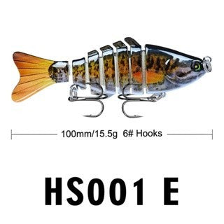 PROBEROS Jointed Umpan Minnow Wobbler Sinking 15.5g/10cm Swimbait Fishing Lure Wobbler Bait Tackle MN119