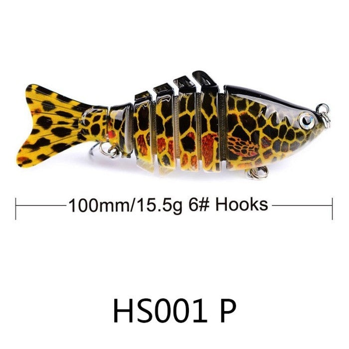 PROBEROS Jointed Umpan Minnow Wobbler Sinking 15.5g/10cm Swimbait Fishing Lure Wobbler Bait Tackle MN119