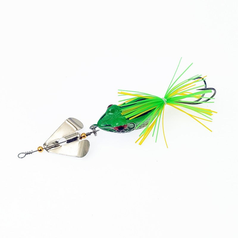 Lure katak single propeller 8.5G / 10.5G hard frog lure propeller killer 3D eyes action stabil LK164