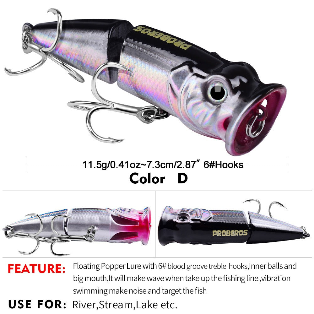 PROBEROS lure Popper 11.5g/8cm umpan casting Lure Popper New Model LP150