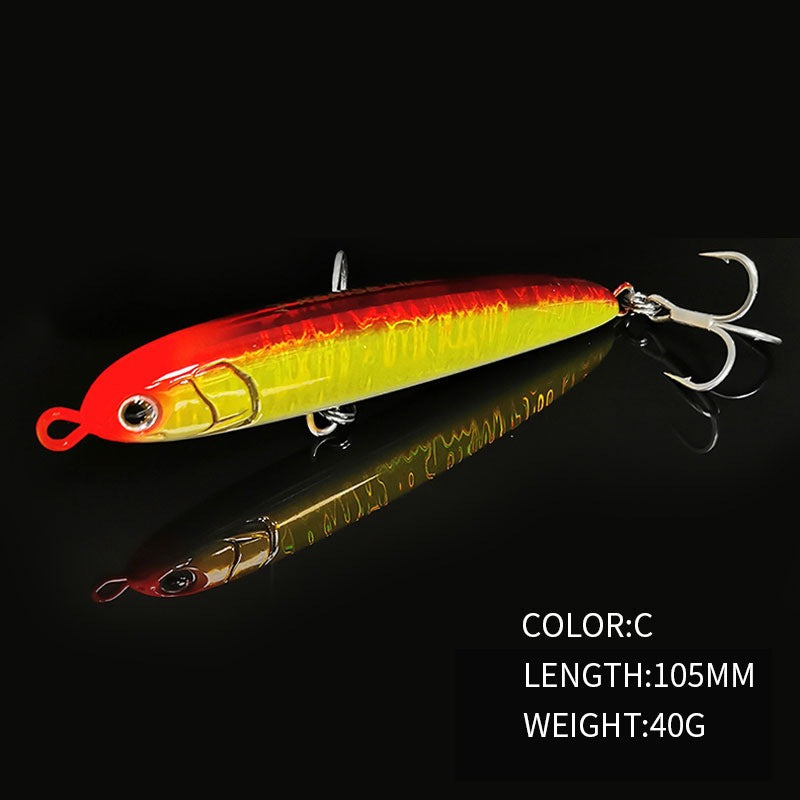 Umpan pancing pensil sinking 40G lure casting killer mata 3D MN212
