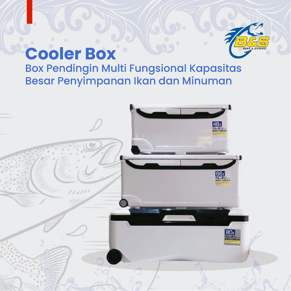 Cooler Box Multi Fungsional Kapasitas Besar box pendingin penyimpanan ikan dan minuman