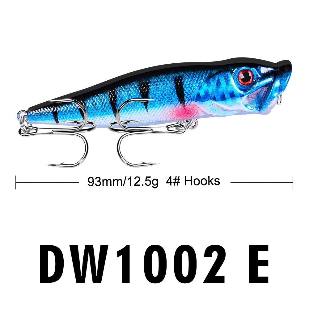 PROBEROS  Umpan Pancing Lure Popper 9.5CM 12G Umpan Keras Plastik DW1002 LP004