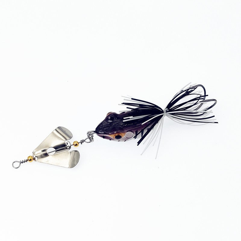 Lure katak single propeller 8.5G / 10.5G hard frog lure propeller killer 3D eyes action stabil LK164