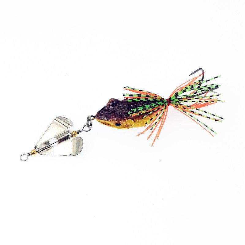 Lure katak single propeller 8.5G / 10.5G hard frog lure propeller killer 3D eyes action stabil LK164