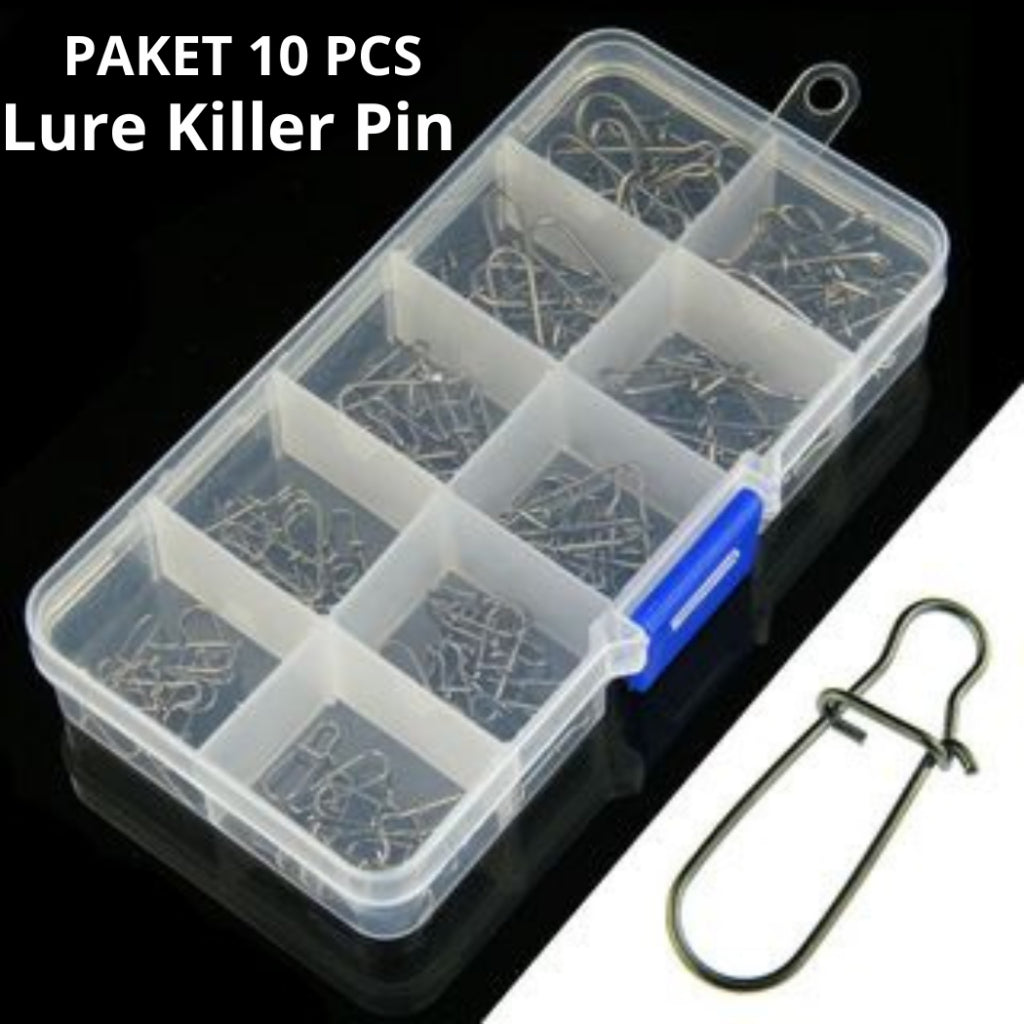 10pcs Lurekiller pin umpan konektor pancing  terlaris PU001