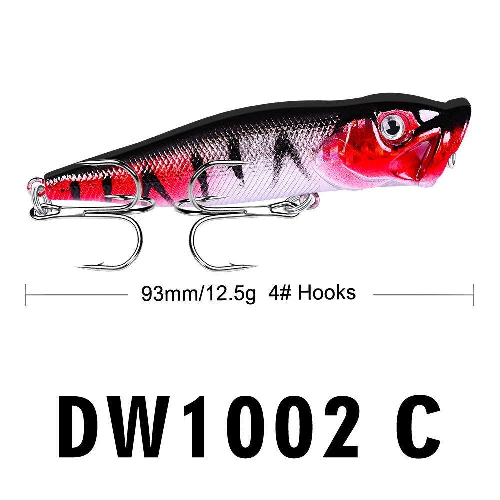 PROBEROS  Umpan Pancing Lure Popper 9.5CM 12G Umpan Keras Plastik DW1002 LP004