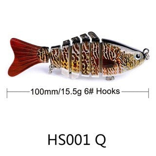 PROBEROS Jointed Umpan Minnow Wobbler Sinking 15.5g/10cm Swimbait Fishing Lure Wobbler Bait Tackle MN119