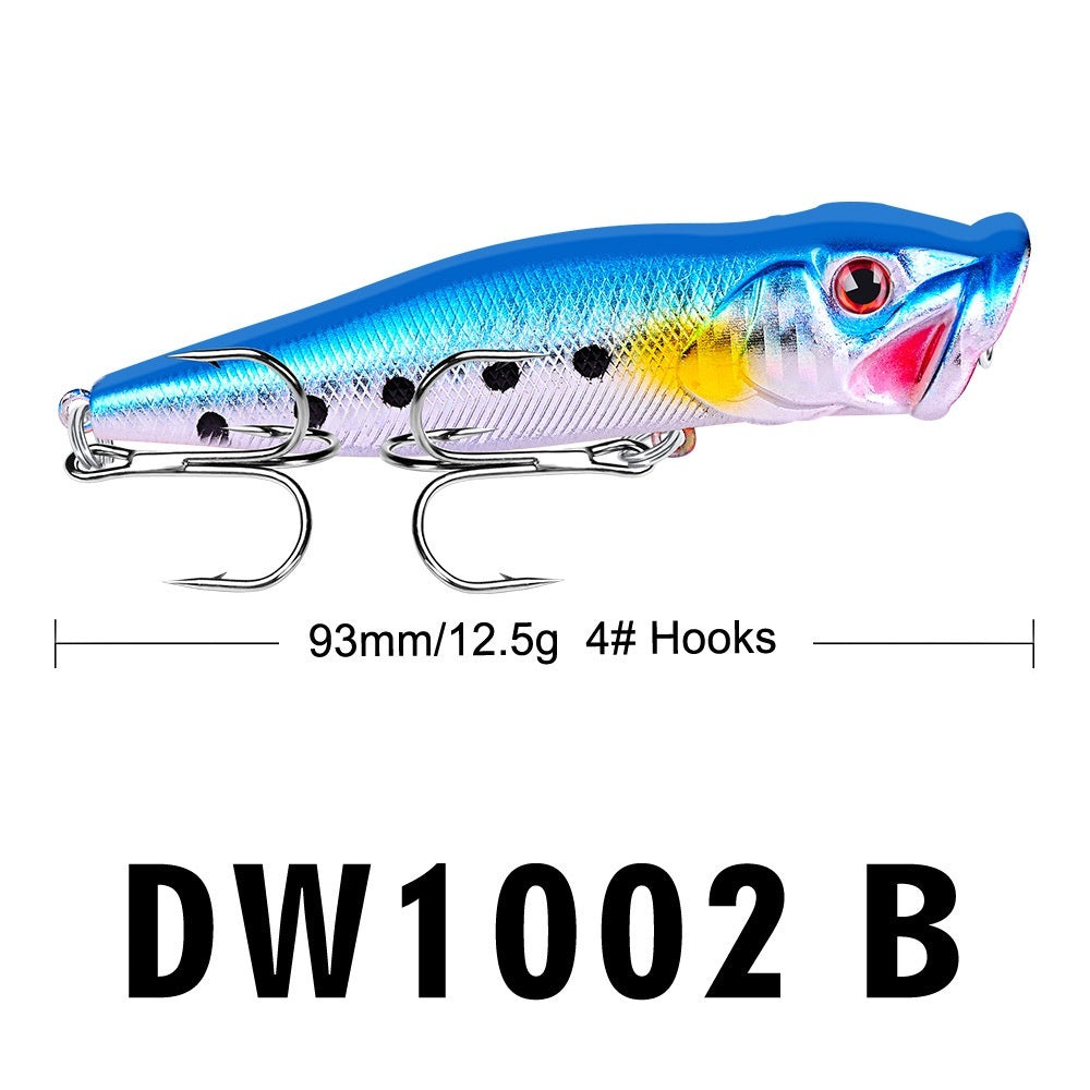 PROBEROS  Umpan Pancing Lure Popper 9.5CM 12G Umpan Keras Plastik DW1002 LP004