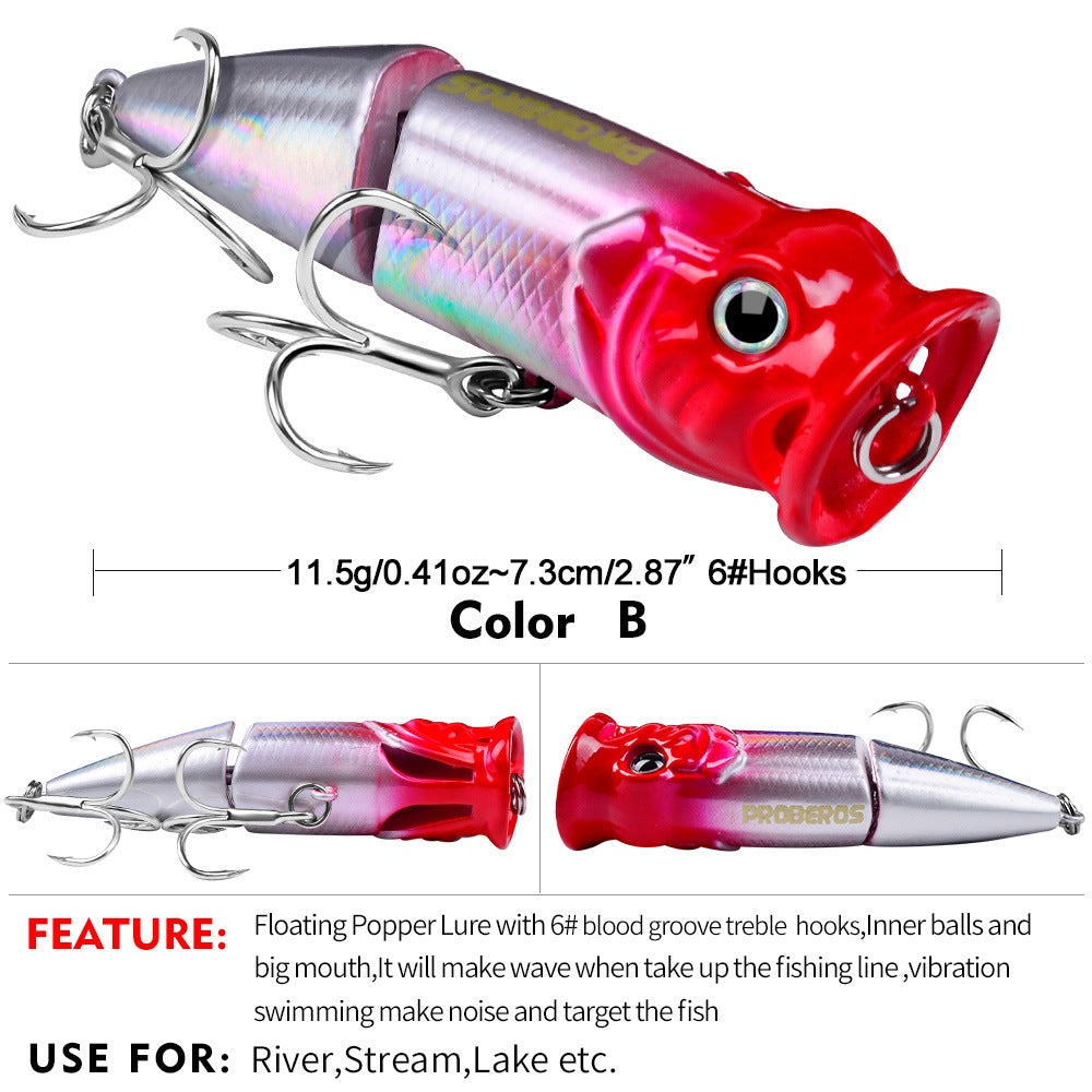 PROBEROS lure Popper 11.5g/8cm umpan casting Lure Popper New Model LP150