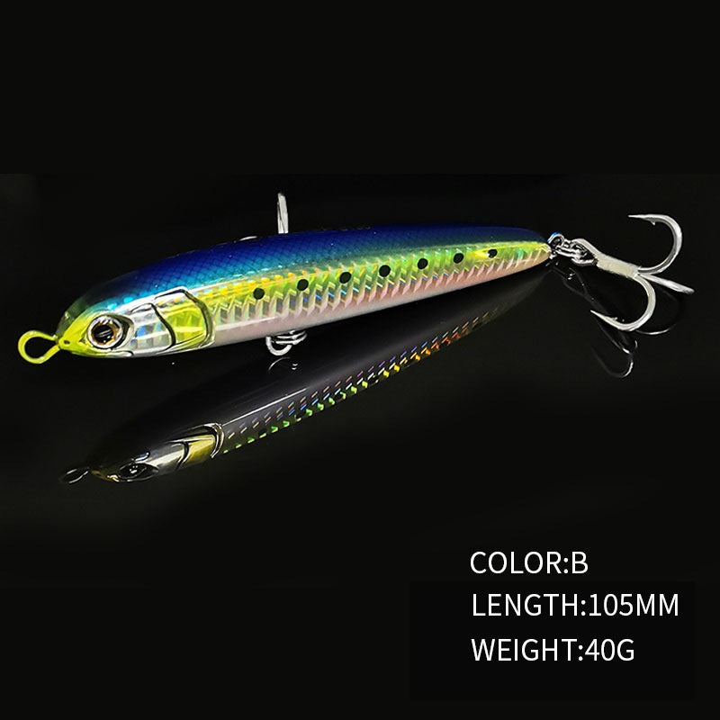 Umpan pancing pensil sinking 40G lure casting killer mata 3D MN212