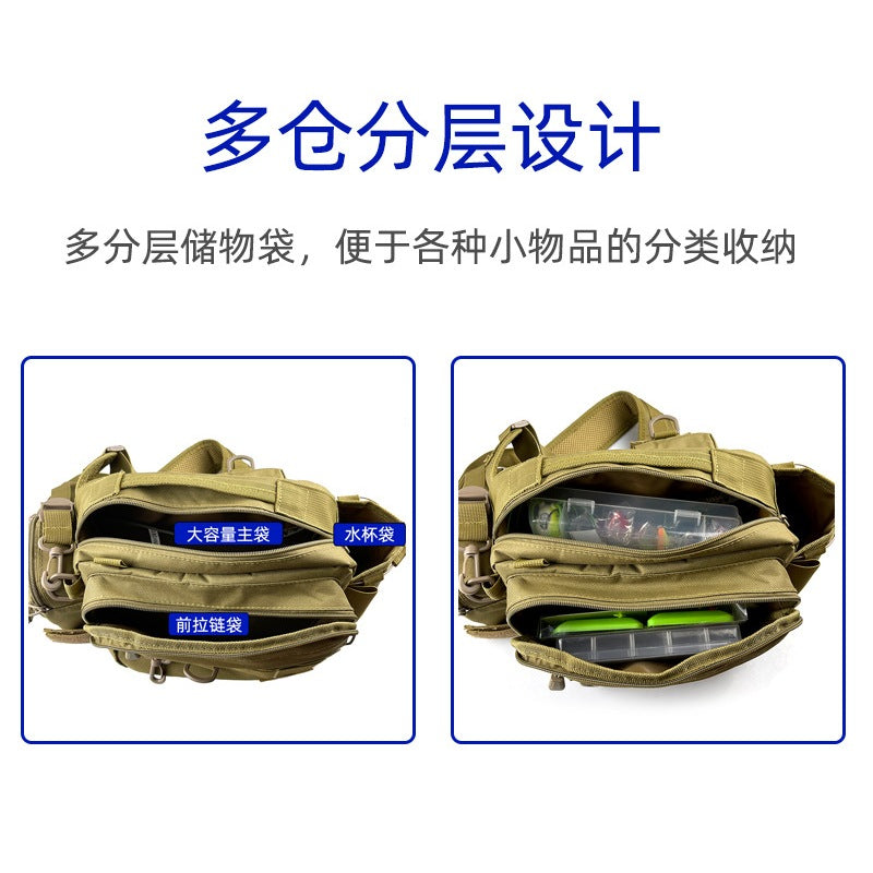 Tas Pancing Selempang Tactical ARMY Multifungsi Fishing Bag Outdoors Tas Pria TP004