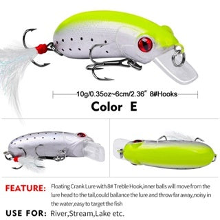 PROBEROS Minnow crank lure floating 10g/6cm umpan pancing casting MN071