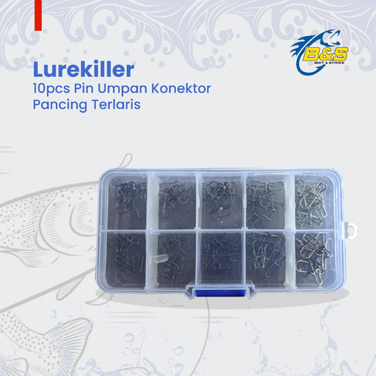 10pcs Lurekiller pin umpan konektor pancing  terlaris PU001