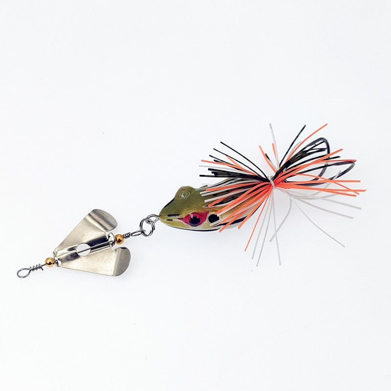 Lure katak single propeller 8.5G / 10.5G hard frog lure propeller killer 3D eyes action stabil LK164