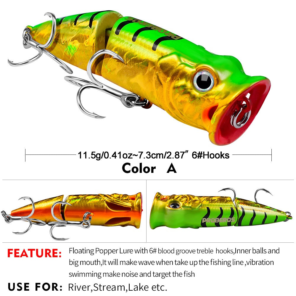 PROBEROS lure Popper 11.5g/8cm umpan casting Lure Popper New Model LP150