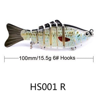 PROBEROS Jointed Umpan Minnow Wobbler Sinking 15.5g/10cm Swimbait Fishing Lure Wobbler Bait Tackle MN119
