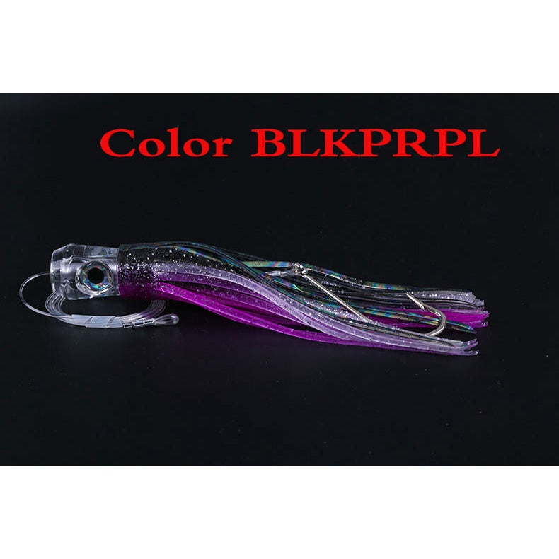 Lurekiller umpan trolling 80g/21cm umpan Marlin tenggiri tuna dan barracuda connahead ekor rumbai silicon lembut UP120