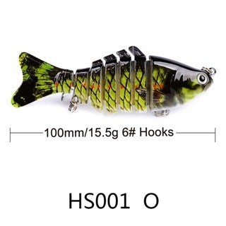 PROBEROS Jointed Umpan Minnow Wobbler Sinking 15.5g/10cm Swimbait Fishing Lure Wobbler Bait Tackle MN119
