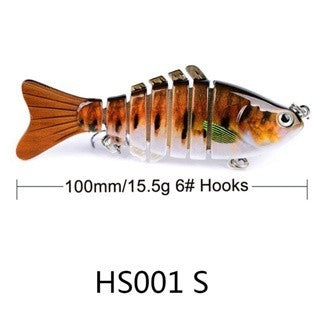 PROBEROS Jointed Umpan Minnow Wobbler Sinking 15.5g/10cm Swimbait Fishing Lure Wobbler Bait Tackle MN119