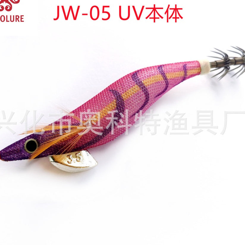 Lure Egi 1 set isi 10pcs & 5pcs umpan mancing cumi bentuk udang LE011
