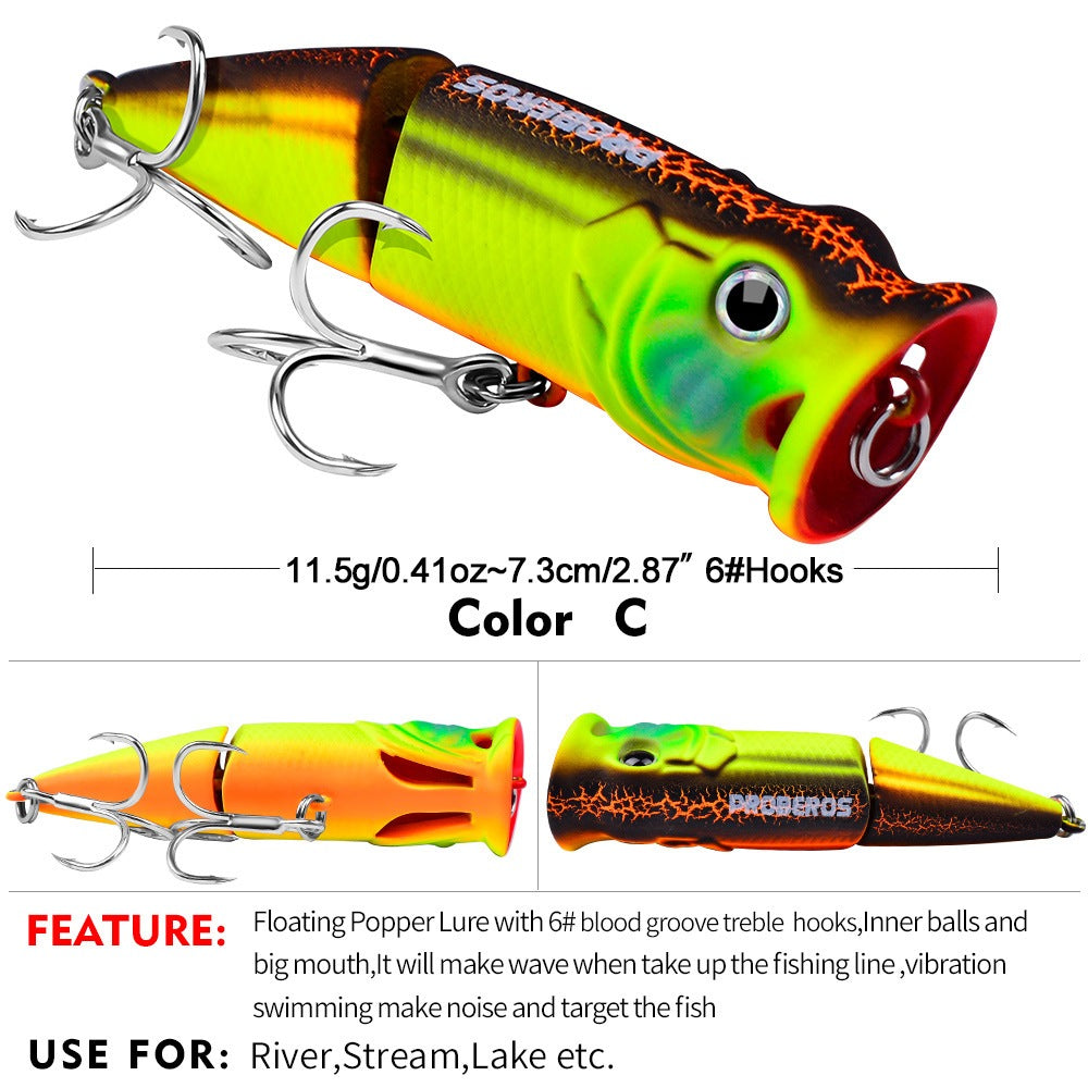 PROBEROS lure Popper 11.5g/8cm umpan casting Lure Popper New Model LP150