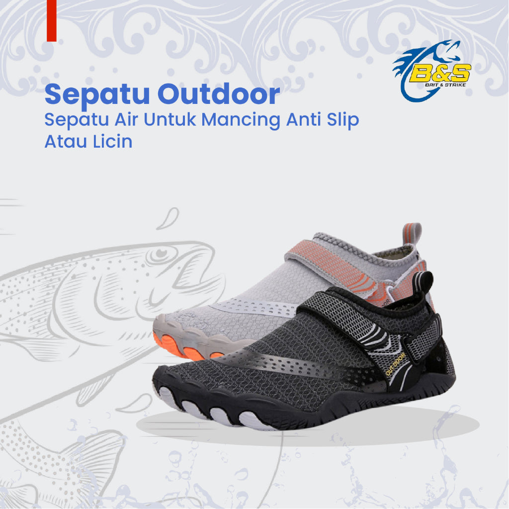 TERBARU..Sepatu Outdoor Sepatu Mancing / sepatu Gym / sepatu Gowes / Sepatu Menyelam untuk PRIA/WANITA SS174