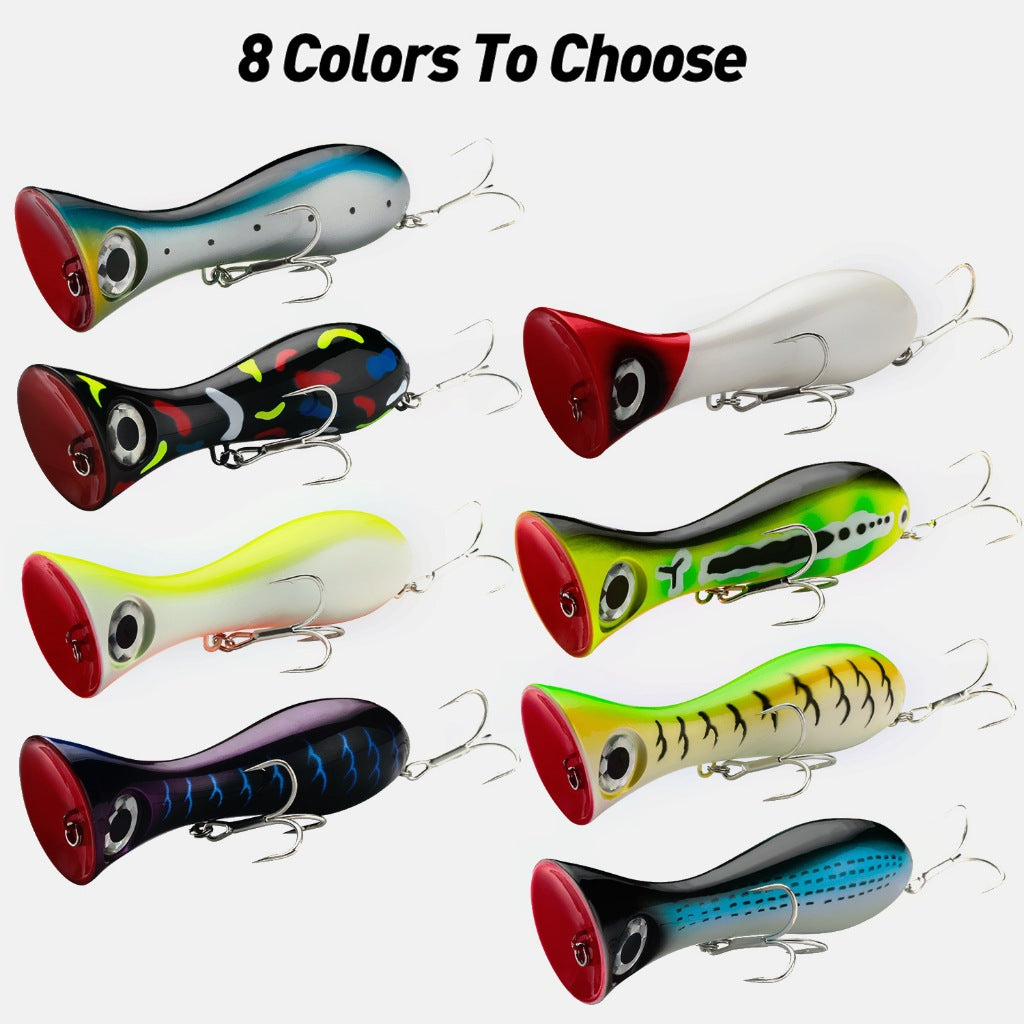 Lure popper 31g 95mm umpan popping killer mata 3D LP221