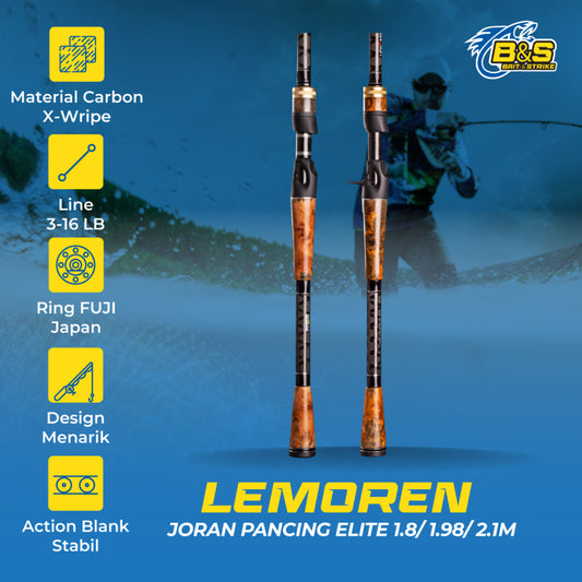 Joran Pancing FUJI Lemoren Lighthing 2.10m / 2.28m / 2.4m Joran Blank Carbon X-Wripe 8-16lb JP008