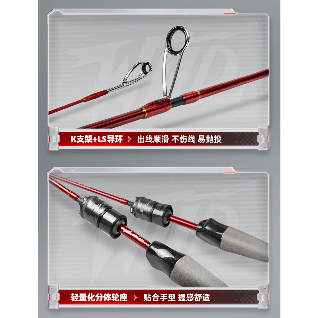 1 SET JORAN TRAVEL ROD HANDING 1.14M / 1.27M / 1.40M JORAN BAHAN CARBON KUAT BERKUALITAS JP063