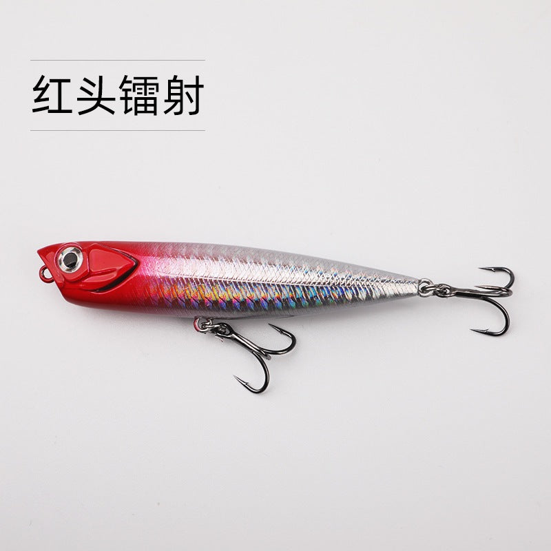 Umpan pancing Pencil WTD 5,5g/10g/15g Lure popper mata 3D killer LP224