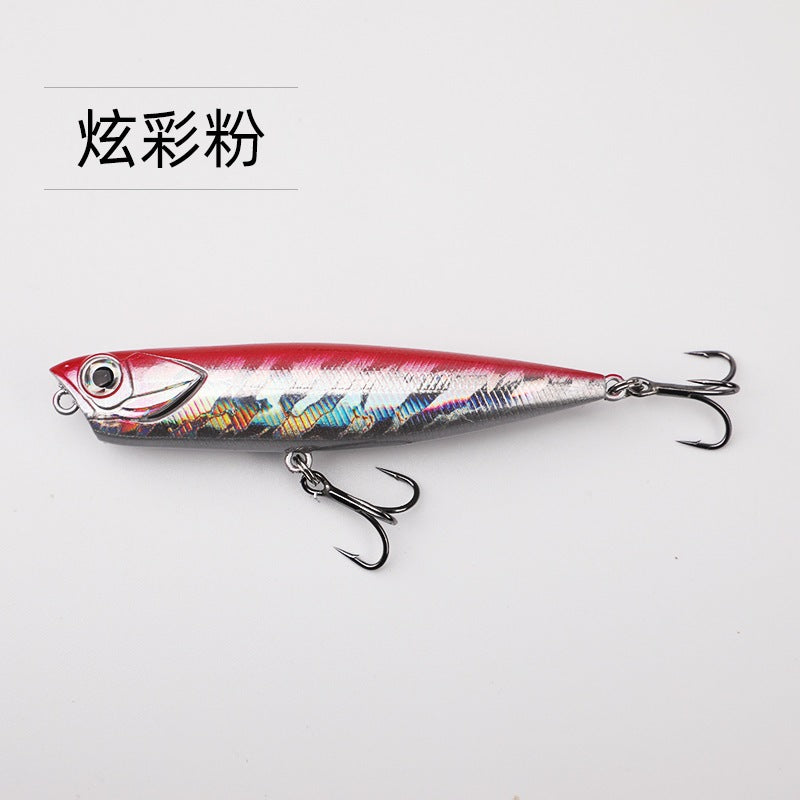 Umpan pancing Pencil WTD 5,5g/10g/15g Lure popper mata 3D killer LP224