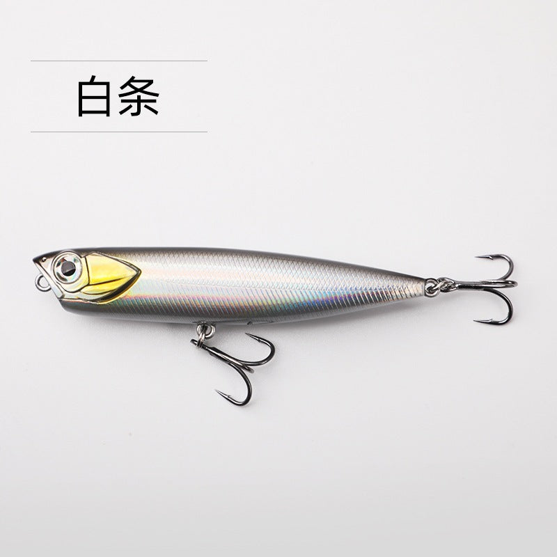 Umpan pancing Pencil WTD 5,5g/10g/15g Lure popper mata 3D killer LP224