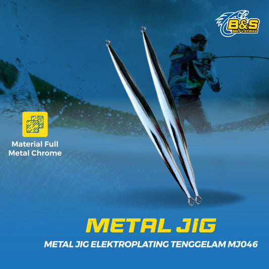 LureKiller Umpan Pancing MetalJig Elektroplating Tenggelam 40G-200G MJ046