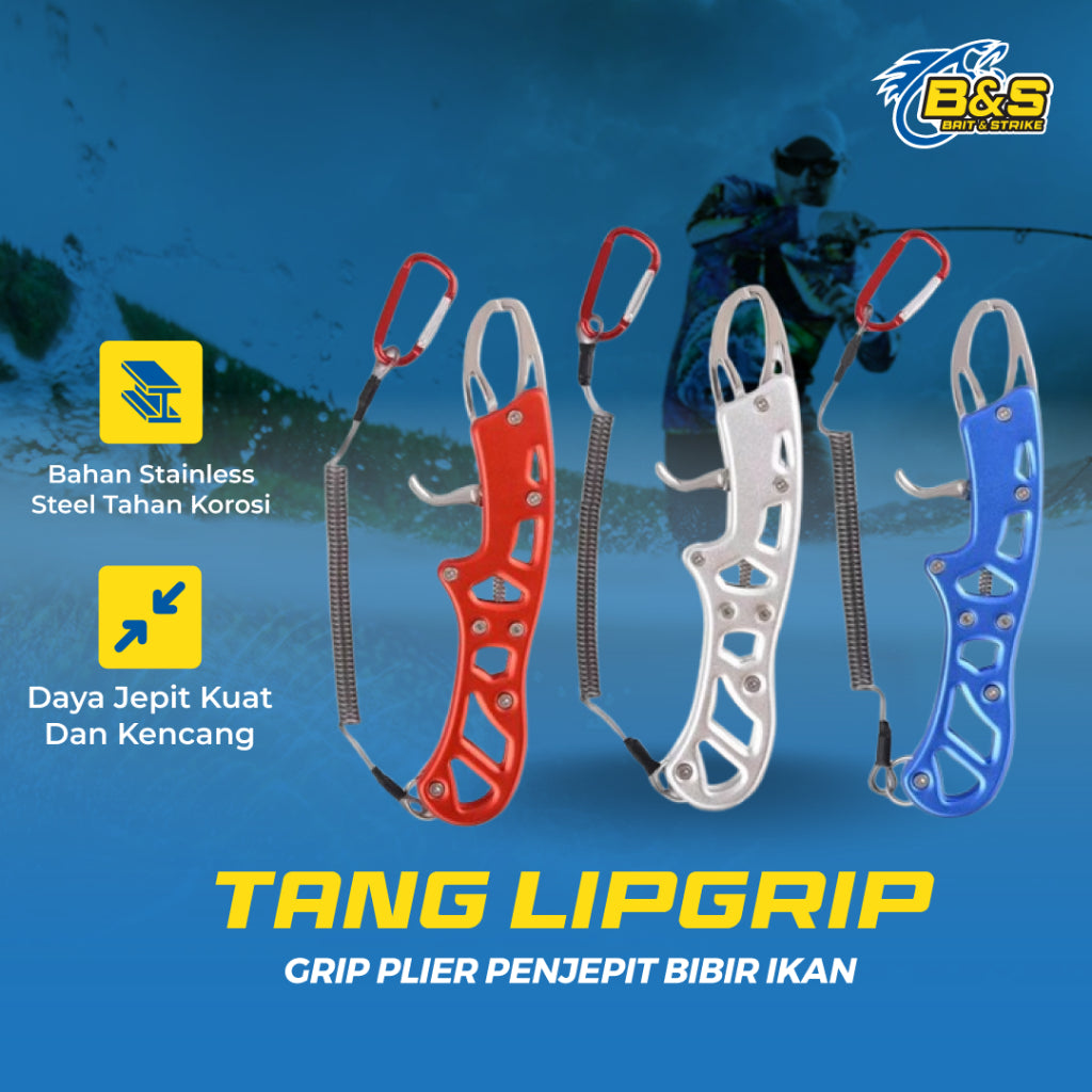 Tang lipgrip Ikan Stainless Steel / Grip Plier Penjepit Bibir Ikan TP005