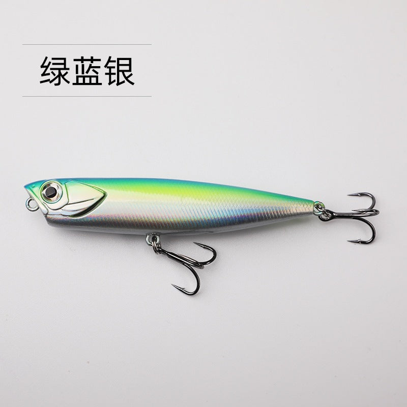 Umpan pancing Pencil WTD 5,5g/10g/15g Lure popper mata 3D killer LP224