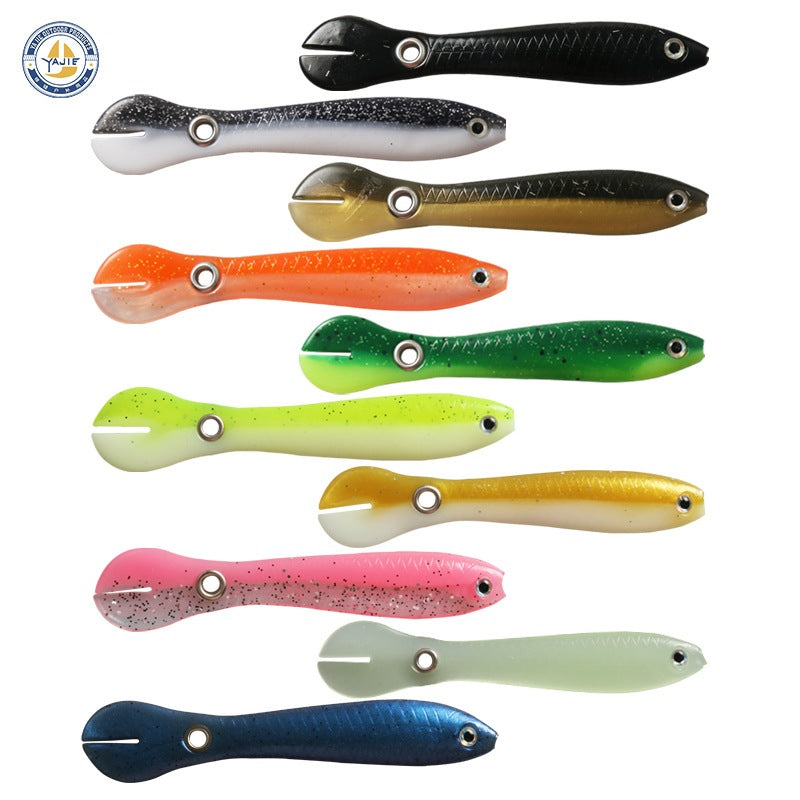 Umpan pancing soft bait 6g/10cm bahan karet silicon lembut isi 5pcs/10pcs  SL123