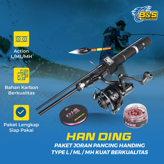 PAKET JORAN PANCING HANDING TYPE L / ML / MH joran pancing kuat berkualitas JP060