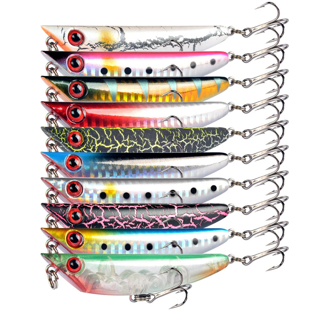 Umpan Pancing Popper WTD Pencil 8,5g 8cm Action Zig-Zag Stabil MN151