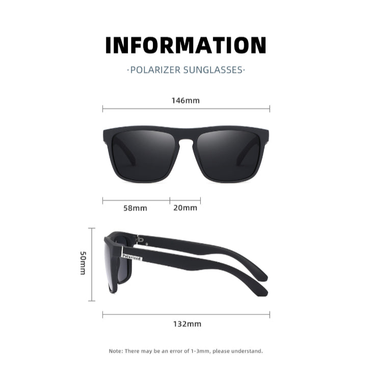 Kacamata Hitam Polarized HD Anti Silau UV400 KC001