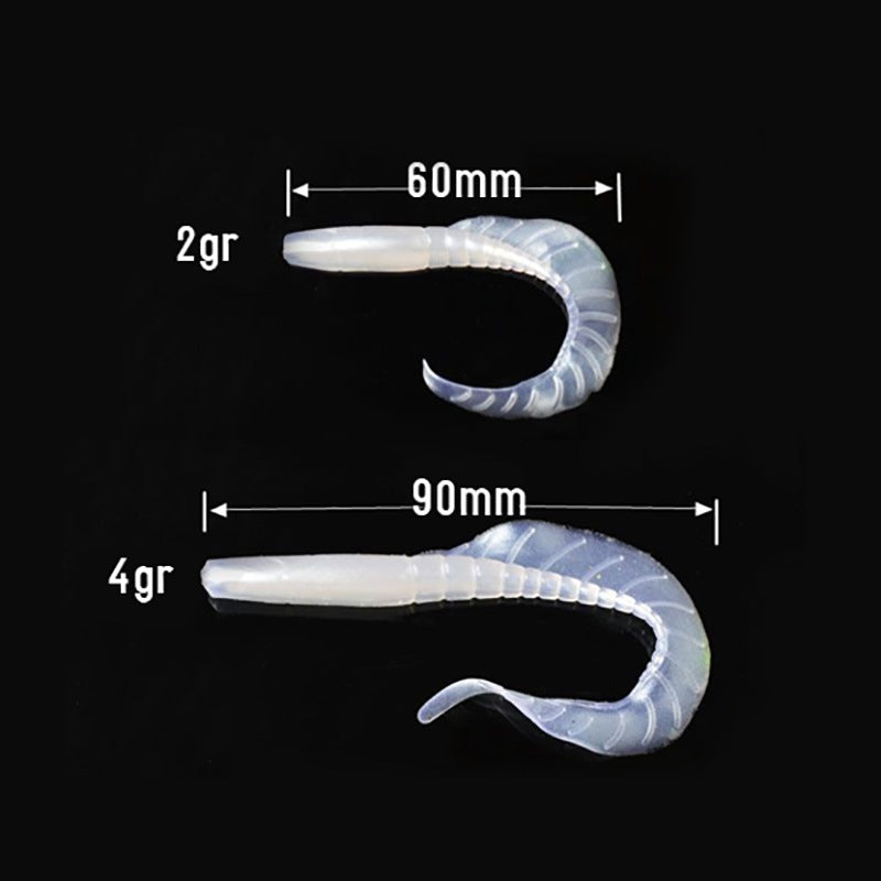 10pcs Umpan Softlure 2.7g 7.5cm – Softlure Killer Bahan Silicon Lembut SL06