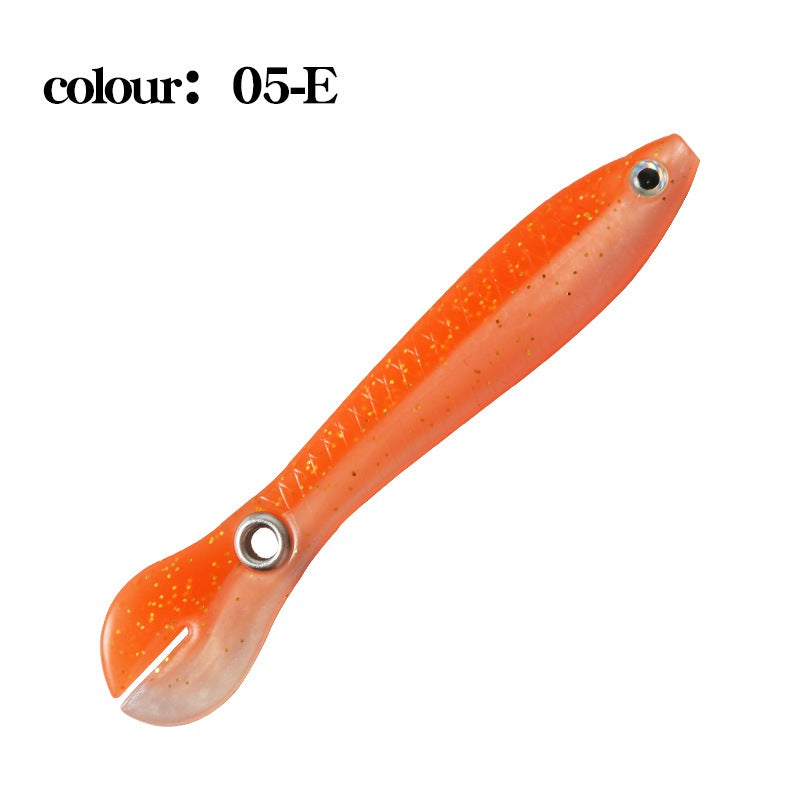 Umpan pancing soft bait 6g/10cm bahan karet silicon lembut isi 5pcs/10pcs  SL123