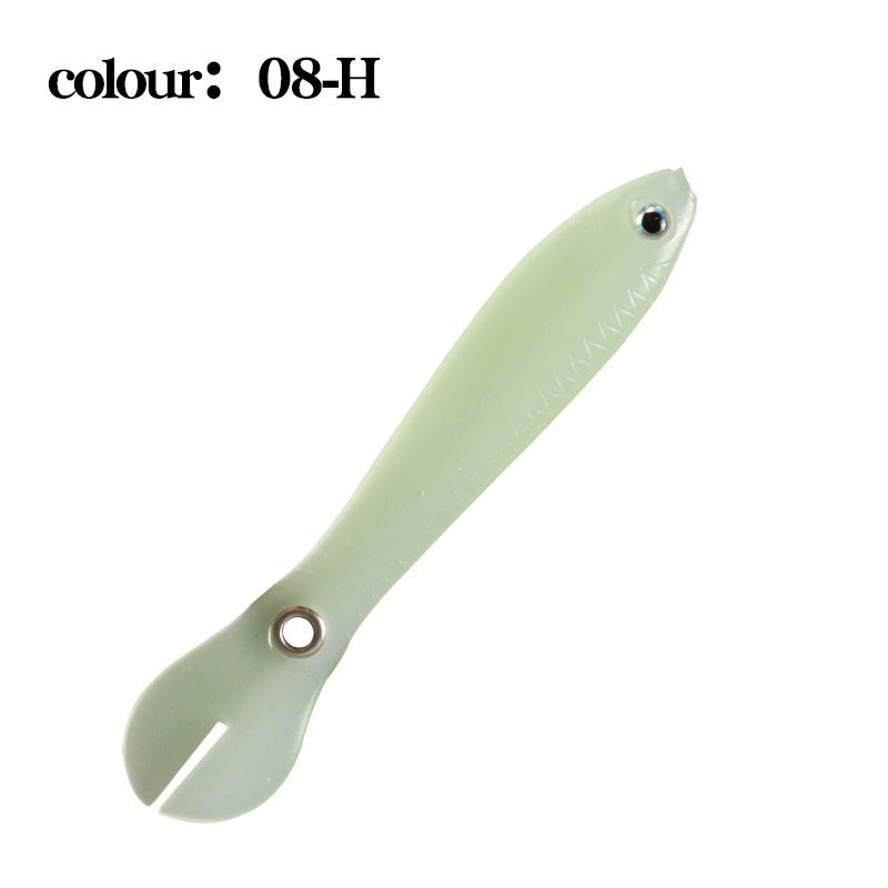 Umpan pancing soft bait 6g/10cm bahan karet silicon lembut isi 5pcs/10pcs  SL123