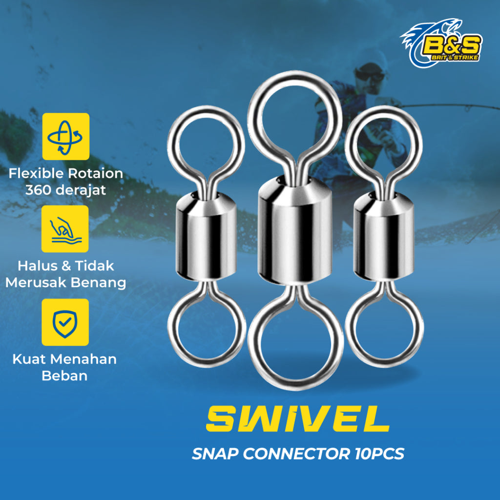 Snap Connector 10pcs SWIVEL001