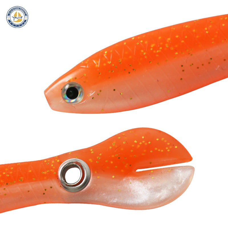 Umpan pancing soft bait 6g/10cm bahan karet silicon lembut isi 5pcs/10pcs  SL123
